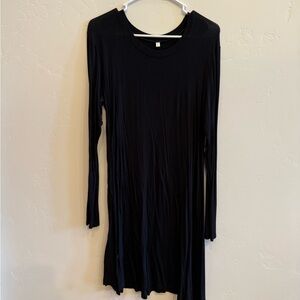 Elegant Black Long Sleeve Dress